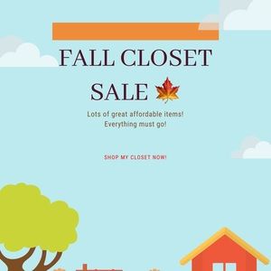 Fall closet sale!🍁